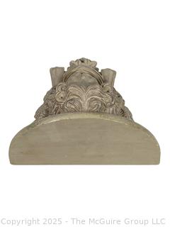Corner Wall Pediment with Cherubs Face