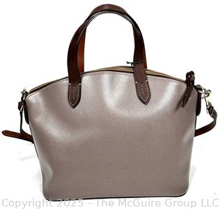 Taupe Dooney & Bourke Leather Small Gabriella Handbag, New with Tags.