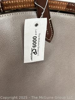 Taupe Dooney & Bourke Leather Small Gabriella Handbag, New with Tags.