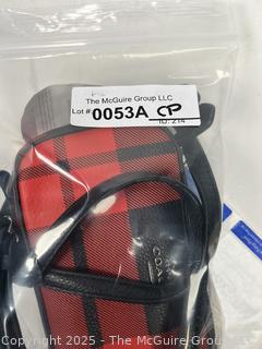 Coach Mount Plaid Crossbody Handbag, New With Tag.