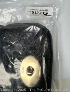 Black Coach Caviar Crossbody Handbag, New Without Tag.