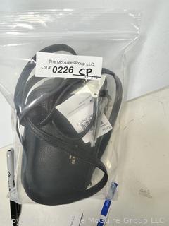 Black Coach Pebbled Crossbody Handbag, New With Tag.