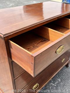 George III  Mahogany Four (4) Drawer Chest