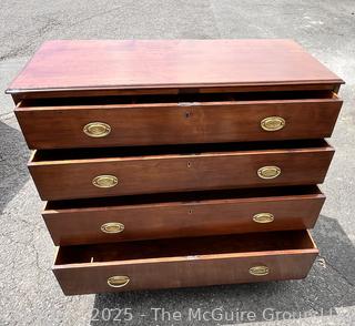 George III  Mahogany Four (4) Drawer Chest