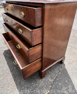 George III  Mahogany Four (4) Drawer Chest