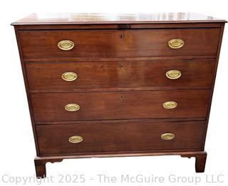 George III  Mahogany Four (4) Drawer Chest