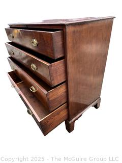 George III  Mahogany Four (4) Drawer Chest