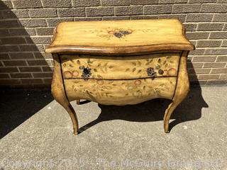 Two (2) Drawer Bombay Chest. 