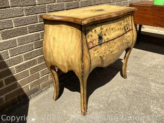 Two (2) Drawer Bombay Chest. 