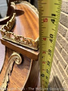 Louis XV Style French Ladies Bonheur Du Jour Mounted Writing Desk