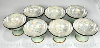 Mint Green German Porcelain China Lusterware Tea Set. 
