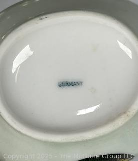 Mint Green German Porcelain China Lusterware Tea Set. 
