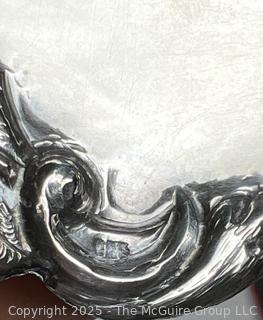Sterling Silver Dish with Crest. 138 grams
