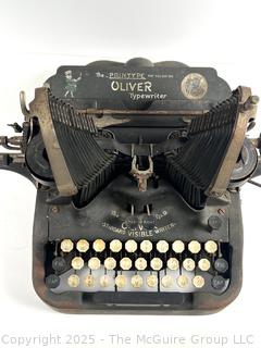 Antique Original Oliver Batwing Typewriter No. 9
