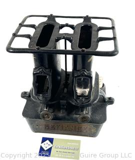 Cast Iron "DEFIANCE" Sad Iron Kerosene Heater Stove similar to Taylor & Boggis FDY Co 1893