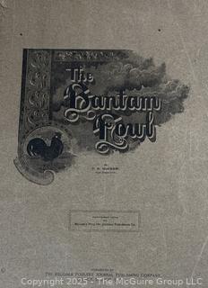 1903 THE BANTAM FOWL: A DESCRIPTION OF ALL STANDARD BREEDS AND By T. F. Mcgrew