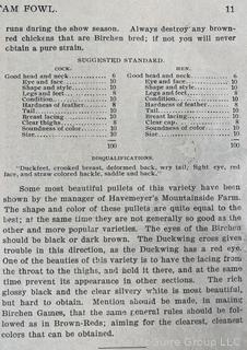 1903 THE BANTAM FOWL: A DESCRIPTION OF ALL STANDARD BREEDS AND By T. F. Mcgrew