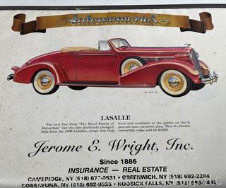Vintage advertising, calendars, postmarked letters