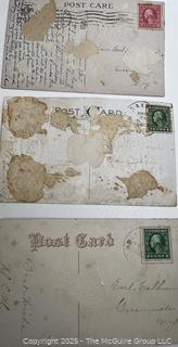 Vintage advertising, calendars, postmarked letters