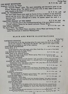 Set of Currier and Ives Color Lithographs 
