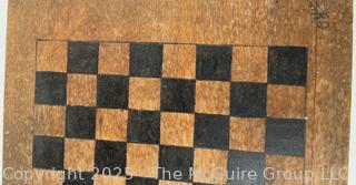 Vintage Chess and Cribbage Board