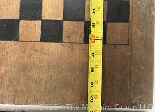 Vintage Chess and Cribbage Board