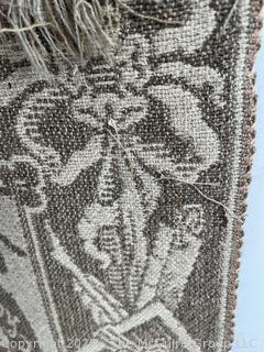 1894 Souvenir tapestry by The Magee Carpet Works "School Marm"
