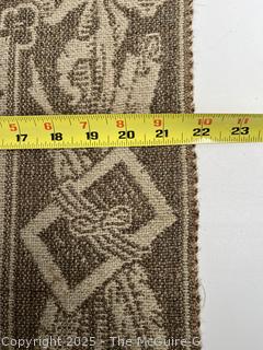 1894 Souvenir tapestry by The Magee Carpet Works "School Marm"