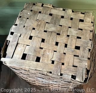 Similar to an Antique Maine First Nations Indigenous Wabanaki Adirondack Gathering Basket Circa Early 20th Century