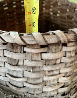 Similar to an Antique Maine First Nations Indigenous Wabanaki Adirondack Gathering Basket Circa Early 20th Century