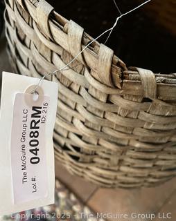 Similar to an Antique Maine First Nations Indigenous Wabanaki Adirondack Gathering Basket Circa Early 20th Century