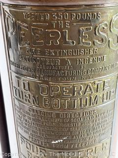 1920s Miller-Peerless Standard Copper Fire Extinguisher Class A-1
