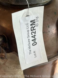 1920s Miller-Peerless Standard Copper Fire Extinguisher Class A-1