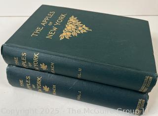 THE APPLES OF NEW YORK BY BEACH VOL I AND II 1905 HARDCOVER BOOKS