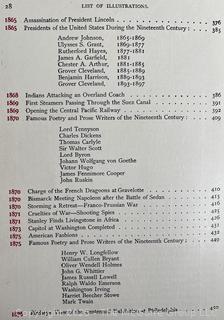 Antique Book 1900 Story of One Hundred Years Hard Cover Engravings, Paintings