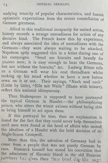 1890 Imperial Germany: a critical study of fact and character 1890 by Sidney Whitman [Leather Bound]