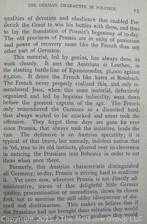 1890 Imperial Germany: a critical study of fact and character 1890 by Sidney Whitman [Leather Bound]