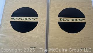 Dunloggin Books 1 & 2 - Maryland Holstein Dairy Cow Farm History Books by Backus