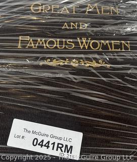Antique 1894 Book Great Men and Famous Women Volume I - Charles Horne