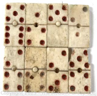 Examples of antique dominoes