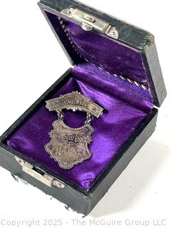 1880's Era Demorest Prohibition Prize silver temperance medal