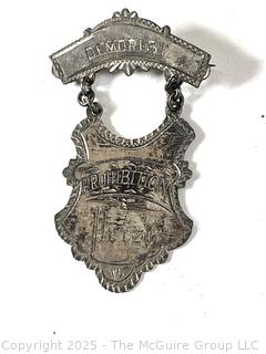 1880's Era Demorest Prohibition Prize silver temperance medal