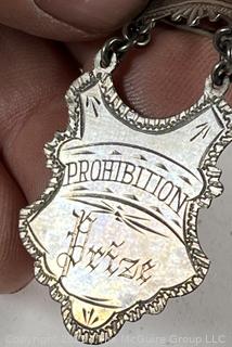 1880's Era Demorest Prohibition Prize silver temperance medal