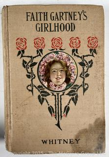 Six (6) HB Books Including 1925 NY Legislative Manual, First Edition of Faith Gartney's Girlhood by D.T. Whitney and Day of Battle by Van de Waer