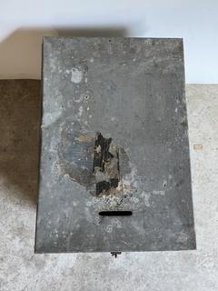 FAMILY  Town of Jackson NY 17 x 18 x 26 Galvanized Election Box and Duplicate Records Circa 1910-20.  See All the Photos in the Gallery