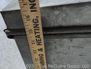 FAMILY  Town of Jackson NY 17 x 18 x 26 Galvanized Election Box and Duplicate Records Circa 1910-20.  See All the Photos in the Gallery