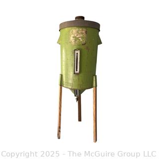 Antique Gravity Cream Separator Dairy Farm Green