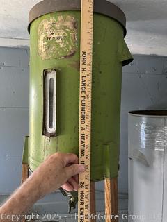 Antique Gravity Cream Separator Dairy Farm Green