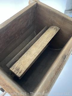 Blanchard Painted Standing Butter Churn
