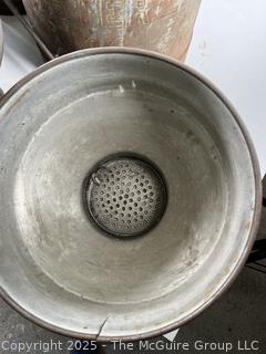 Ten and Seven Gallon Milk Cans, Strainers and Filters  